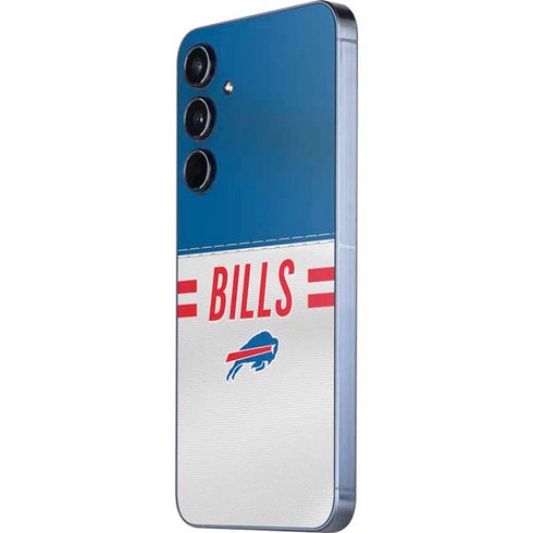 NFL Buffalo Bills White Striped Galaxy A36 5G Skin