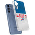 NFL Buffalo Bills White Striped Galaxy A55 5G Clear Case