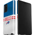 NFL Buffalo Bills White Striped Galaxy Note20 5G Pro Case