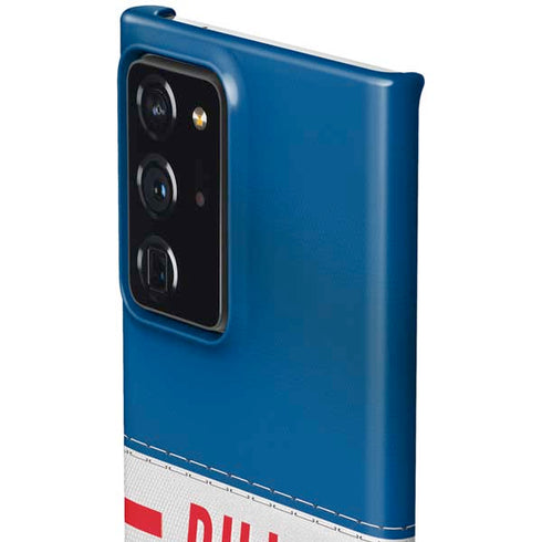 NFL Buffalo Bills White Striped Galaxy Note20 Ultra 5G Lite Case
