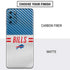 NFL Buffalo Bills White Striped Galaxy S20 Plus Skin