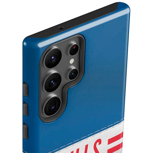 NFL Buffalo Bills White Striped Galaxy S23 Ultra Pro Case