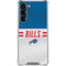 NFL Buffalo Bills White Striped Galaxy S24 FE Clear Case