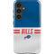 NFL Buffalo Bills White Striped Galaxy S25 Plus Impact Case