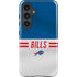 NFL Buffalo Bills White Striped Galaxy S25 Plus Impact Case