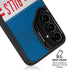 NFL Buffalo Bills White Striped Galaxy S25 Plus Kickstand Case