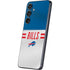 NFL Buffalo Bills White Striped Galaxy S24 Plus Skin