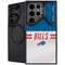 NFL Buffalo Bills White Striped Galaxy S25 Ultra Kickstand Case