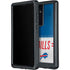 NFL Buffalo Bills White Striped Galaxy S24 Ultra Waterproof Case
