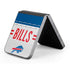 NFL Buffalo Bills White Striped Galaxy Z Flip6 Skin