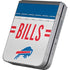 NFL Buffalo Bills White Striped Galaxy Z Flip6 Skin
