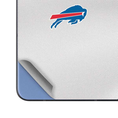 NFL Buffalo Bills White Striped Galaxy Z Fold5 5G Skin