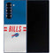 NFL Buffalo Bills White Striped Galaxy Z Fold6 Skin