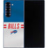 NFL Buffalo Bills White Striped Galaxy Z Fold6 Skin