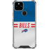 NFL Buffalo Bills White Striped Google Pixel 5 Clear Case