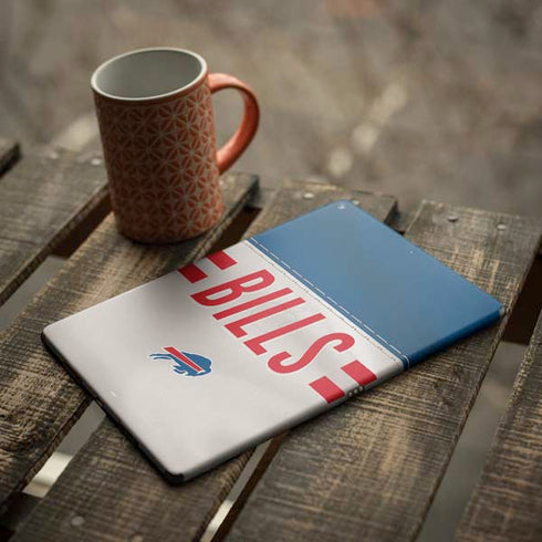 NFL Buffalo Bills White Striped iPad Skins