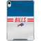 NFL Buffalo Bills White Striped iPad 11th Gen (2025) Clear Case