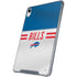 NFL Buffalo Bills White Striped iPad 11th Gen (2025) Clear Case