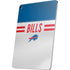 NFL Buffalo Bills White Striped Apple iPad Air Skin