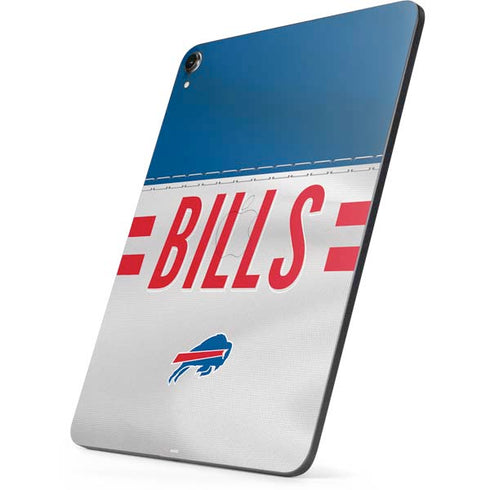NFL Buffalo Bills White Striped Apple iPad Pro Skin