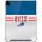 NFL Buffalo Bills White Striped iPad Pro 12.9in (2020) Clear Case