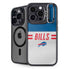 NFL Buffalo Bills White Striped iPhone 14 Pro Max Kickstand Case
