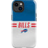 NFL Buffalo Bills White Striped iPhone 15 Impact Case