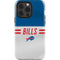 NFL Buffalo Bills White Striped iPhone 15 Pro Impact Case