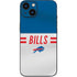 NFL Buffalo Bills White Striped iPhone 15 Skin