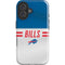 NFL Buffalo Bills White Striped iPhone 16 Impact Case