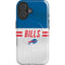 NFL Buffalo Bills White Striped iPhone 16 Magsafe Impact Case