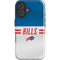NFL Buffalo Bills White Striped iPhone 16 Plus Impact Case