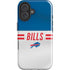 NFL Buffalo Bills White Striped iPhone 16 Plus Impact Case