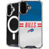 NFL Buffalo Bills White Striped iPhone 16 Plus MagSafe Case