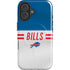 NFL Buffalo Bills White Striped iPhone 16 Plus Magsafe Impact Case