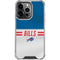 NFL Buffalo Bills White Striped iPhone 16 Pro Clear Case