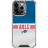 NFL Buffalo Bills White Striped iPhone 16 Pro Clear Case