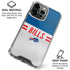 NFL Buffalo Bills White Striped iPhone 16 Pro Clear Case