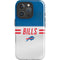 NFL Buffalo Bills White Striped iPhone 16 Pro Impact Case