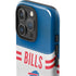 NFL Buffalo Bills White Striped iPhone 16 Pro Impact Case