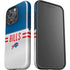 NFL Buffalo Bills White Striped iPhone 16 Pro Impact Case