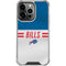 NFL Buffalo Bills White Striped iPhone 16 Pro Max Clear Case