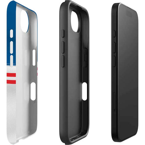 NFL Buffalo Bills White Striped iPhone 16e Impact Case