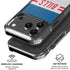 NFL Buffalo Bills White Striped iPhone 18 Pro Clear Case