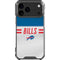 NFL Buffalo Bills White Striped iPhone 18 Pro Max Clear Case