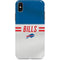 NFL Buffalo Bills White Striped iPhone 8 Pro Case