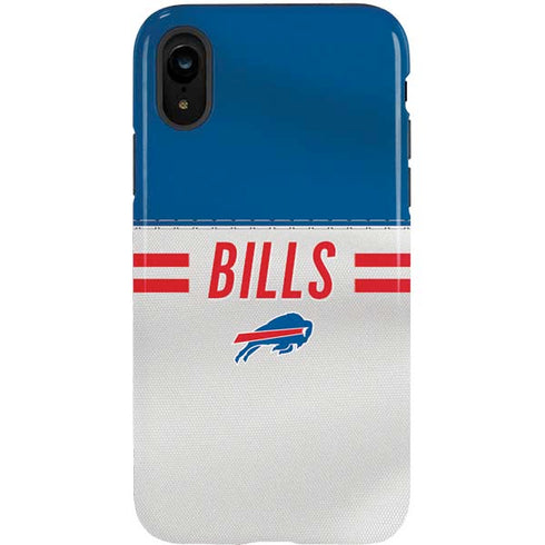 NFL Buffalo Bills White Striped iPhone XR Pro Case