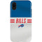 NFL Buffalo Bills White Striped iPhone XR Pro Case