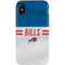 NFL Buffalo Bills White Striped iPhone XS Pro Case