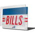 NFL Buffalo Bills White Striped MacBook Pro 14in (2021-24) Case plus Skin